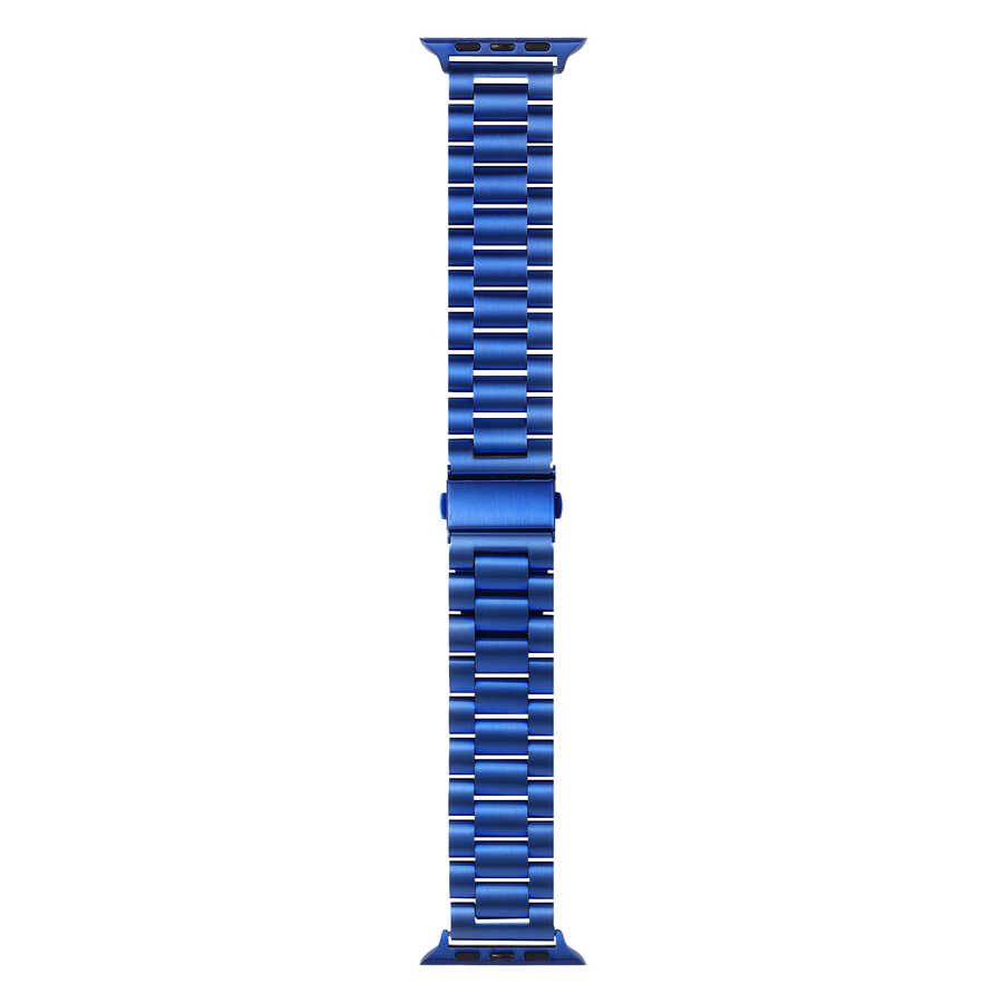 Apple Watch 44mm KRD-04 Metal Kordon Gümüş
