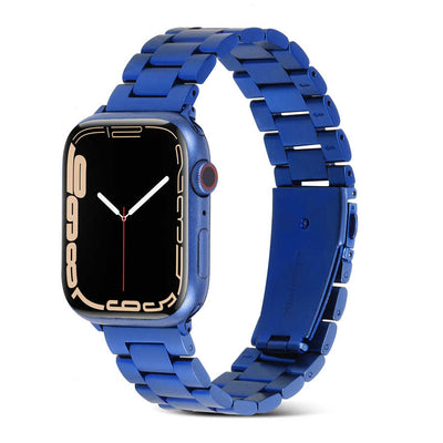 Apple Watch 44mm KRD-04 Metal Kordon Mavi