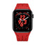 Apple Watch 44mm KRD-127 Metal Tokalı Silikon Kordon Beyaz