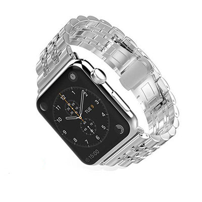 Apple Watch 44mm KRD-14 Metal Kordon Gümüş