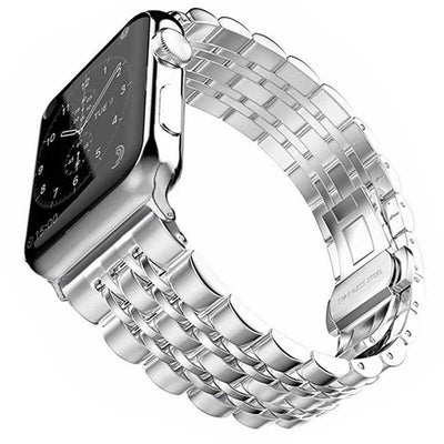 Apple Watch 44mm KRD-14 Metal Kordon Gümüş