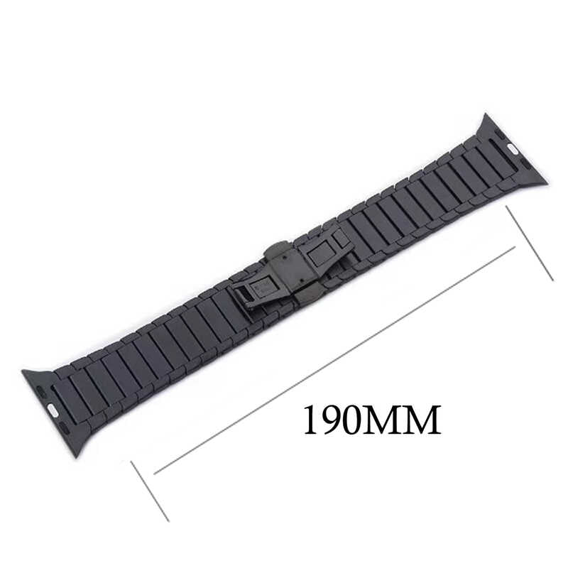 Apple Watch 44mm KRD-16 Seramik Kordon Siyah