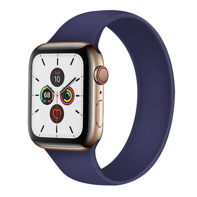 Apple Watch 44mm KRD-31 Solo Loop Small Kordon Siyah