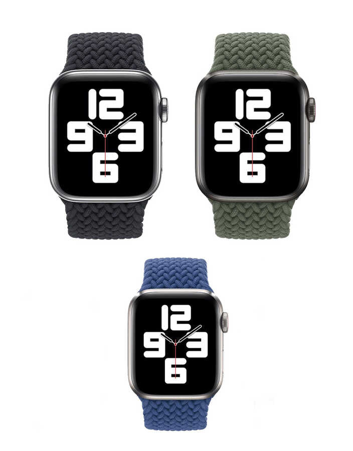 Apple Watch 44mm KRD-32 Large Kordon Gri