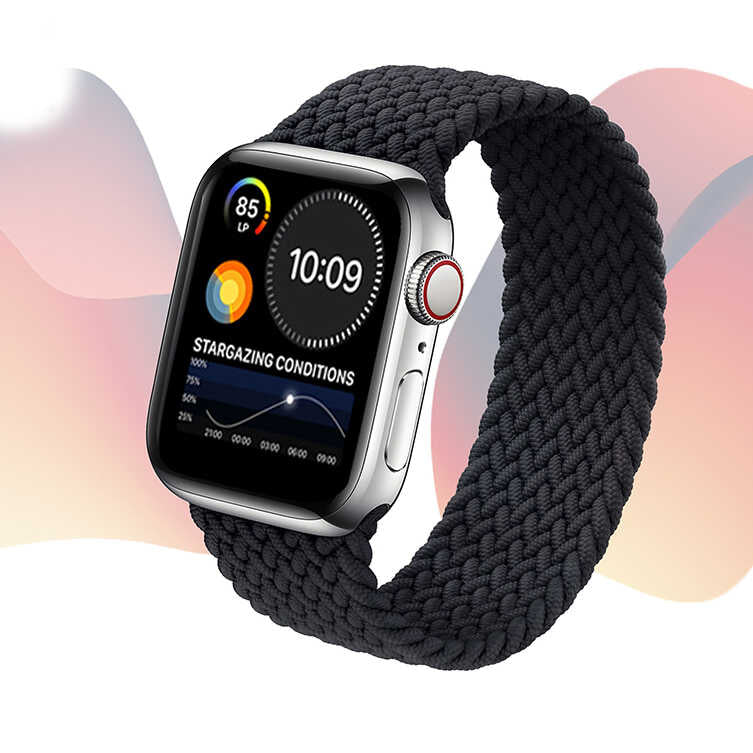 Apple Watch 44mm KRD-32 Large Kordon Gri