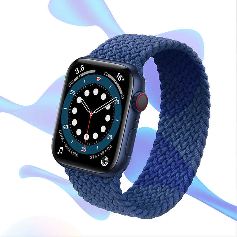 Apple Watch 44mm KRD-32 Small Kordon Pembe