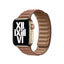 Apple Watch 44mm KRD-34 Deri Kordon Mavi
