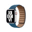 Apple Watch 44mm KRD-34 Deri Kordon Lacivert