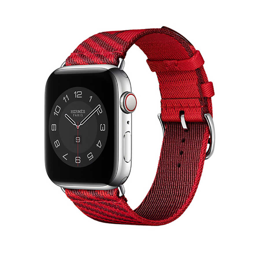 Apple Watch 44mm KRD-51 Hasır Kordon NO4