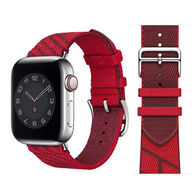Apple Watch 44mm KRD-51 Hasır Kordon NO7