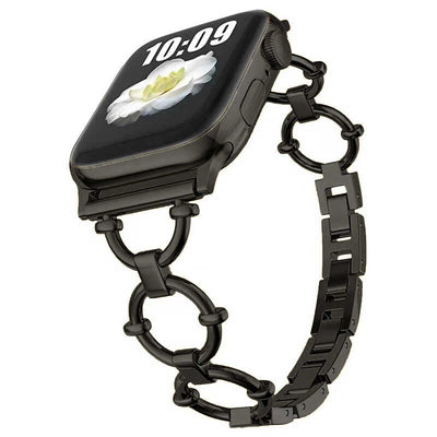 Apple Watch 44mm KRD-56 Metal Kordon Siyah