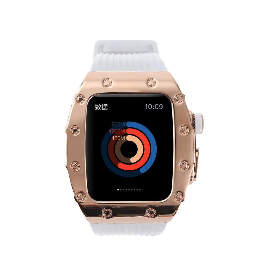 Apple Watch 44mm KRD-65 Kordon Siyah