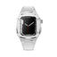 Apple Watch 44mm KRD-67 Kordon Beyaz-Gümüş