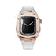Apple Watch 44mm KRD-67 Kordon Beyaz-Rose Gold