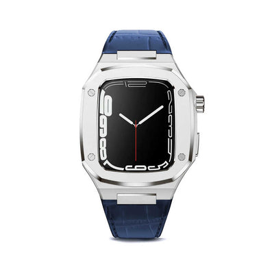 Apple Watch 44mm KRD-67 Kordon Lacivert-Gümüş