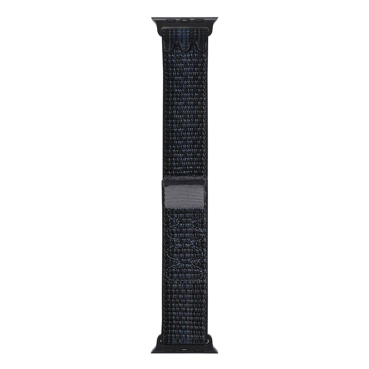 Apple Watch 44mm KRD-91 Hasır Kordon Strap Kayış Siyah