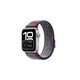 Apple Watch 44mm KRD-91 Hasır Kordon Strap Kayış Mavi-Kırmızı
