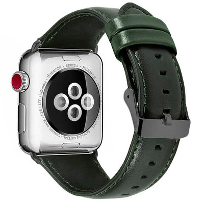 Apple Watch 44mm Luxury Leather Deri Kordon NO4