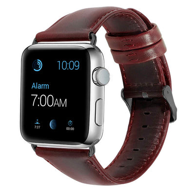 Apple Watch 44mm Luxury Leather Deri Kordon NO4