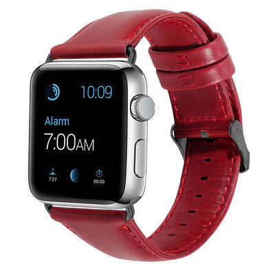 Apple Watch 44mm Luxury Leather Deri Kordon NO8