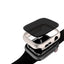 Apple Watch 44mm Sert PC Kasa ve Privacy Hayalet Ekran Koruyucu Zore Watch Gard 32 Siyah