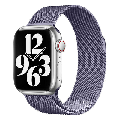 Apple Watch 44mm Zore KRD-01 Metal Kordon Derin Mor