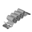 Apple Watch 44mm Zore KRD-01 Metal Kordon Derin Mor