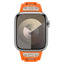 Apple Watch 44mm Zore KRD-117 Hava Alabilen Delikli Metal Süslemeli Desenli Silikon Kordon Titanyum-Starlight