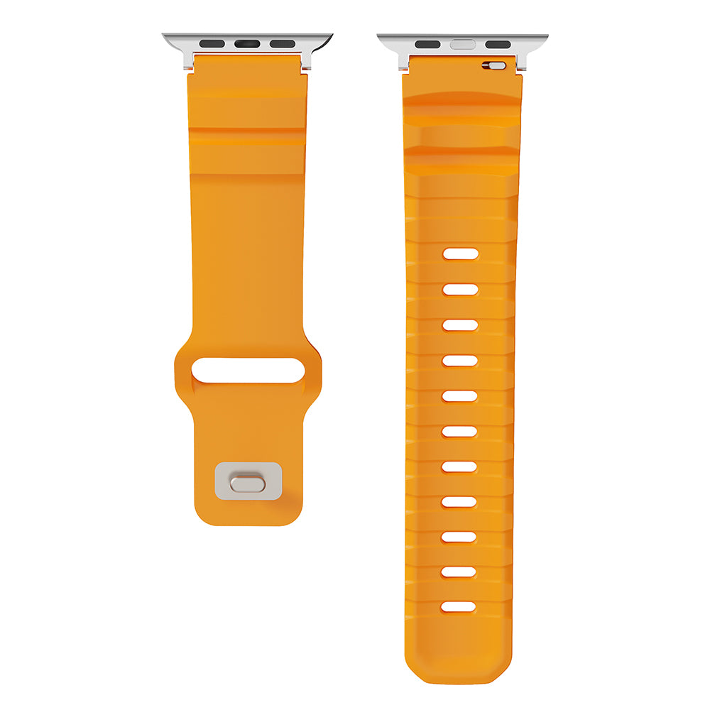 Apple Watch 44mm Zore KRD-143 Silikon Kordon Siyah