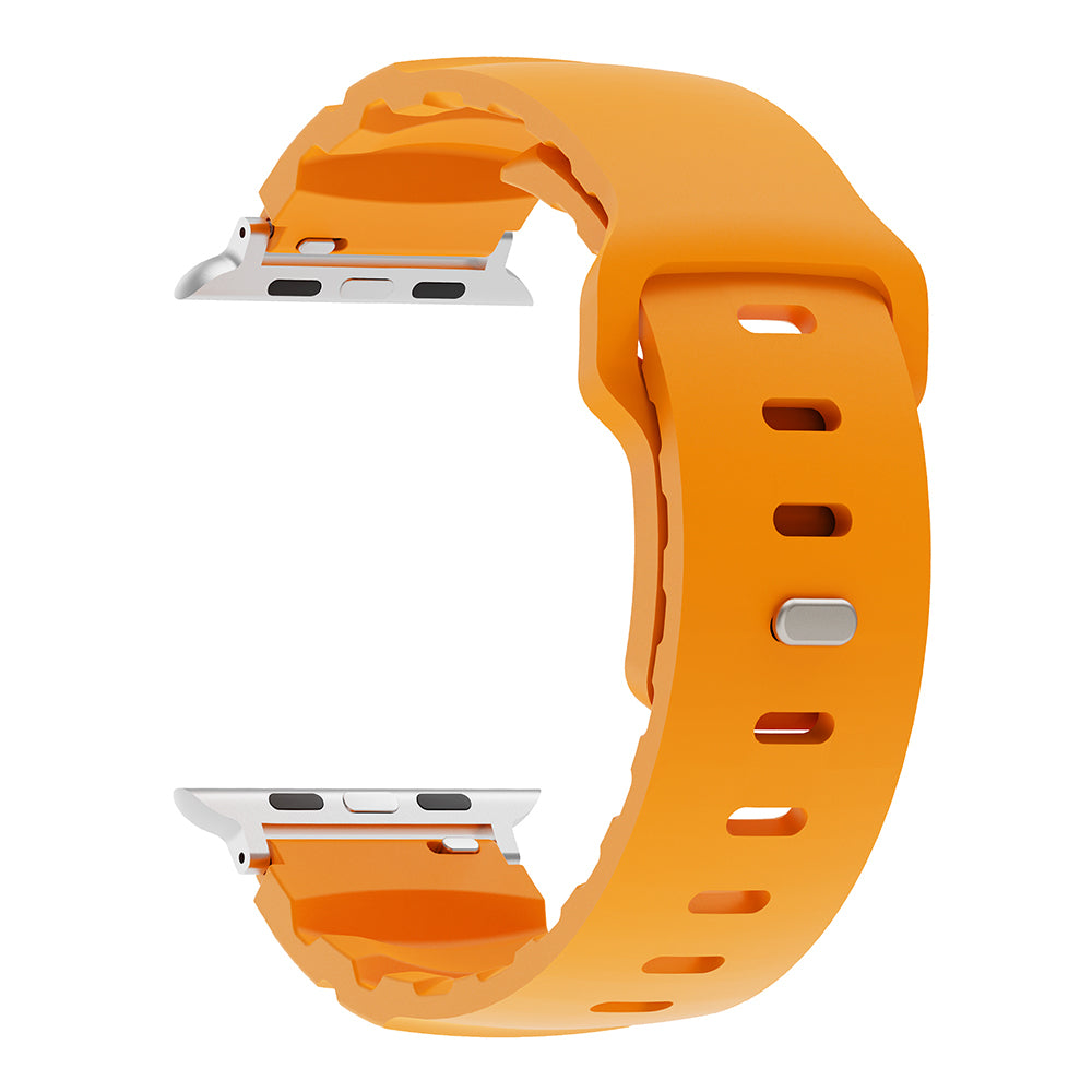 Apple Watch 44mm Zore KRD-143 Silikon Kordon Siyah