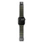Apple Watch 44mm Zore KRD-149 Metal Silikon Kordon Siyah
