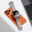 Apple Watch 44mm Zore KRD-149 Metal Silikon Kordon Gümüş-Yeşil