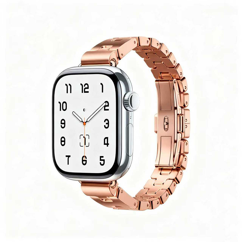 Apple Watch 44mm Zore KRD-150 Metal Kordon Rose Gold