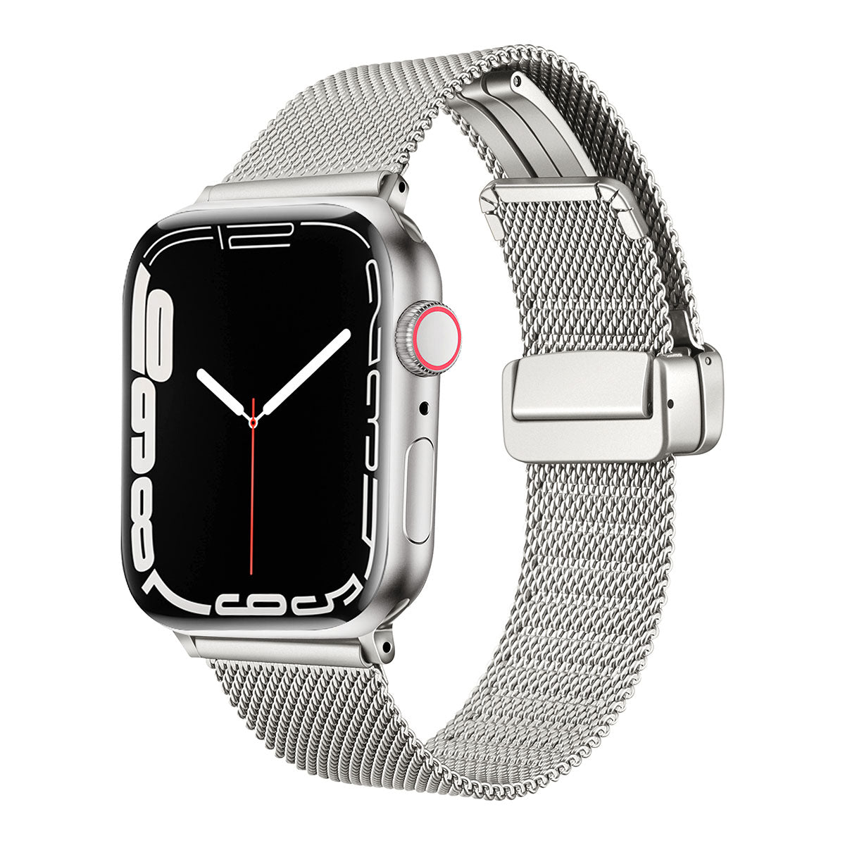Apple Watch 44mm Zore KRD-85 Metal Kordon Gümüş