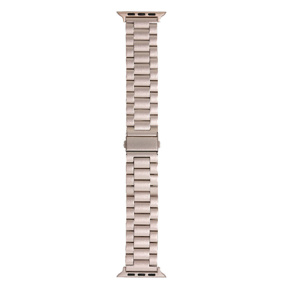 Apple Watch 44mm Zore KRD-93 Metal Kordon Starlight