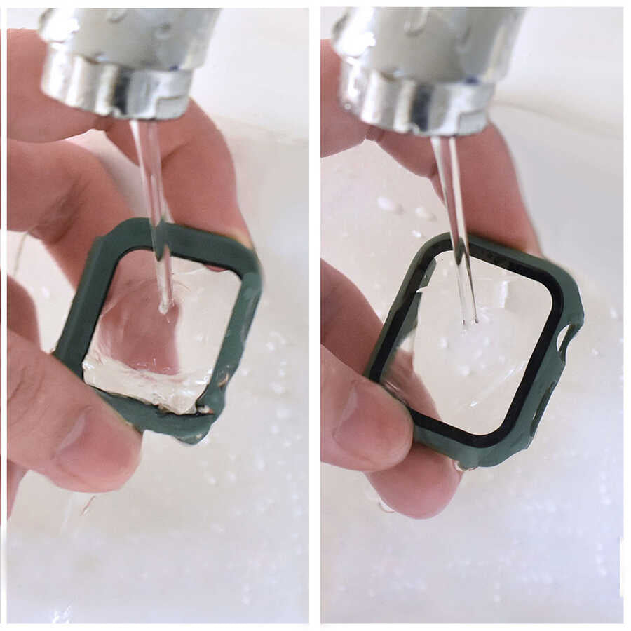 Apple Watch 44mm Zore Watch Gard 01 Ekran Koruyucu Sarı