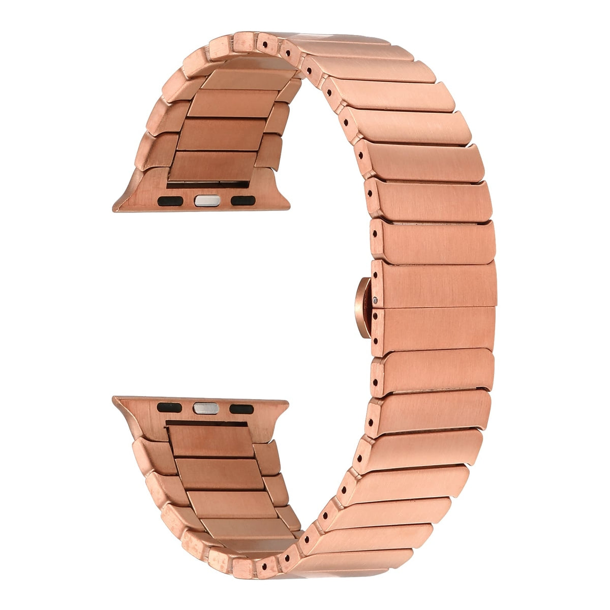 Apple Watch 7 41mm Kordon KRD-79 Metal Strap Kayış Gümüş