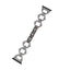 Apple Watch 7 41mm KRD-57 Metal Kordon Siyah