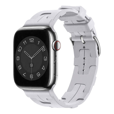 Apple Watch 7 41mm KRD-92 Silikon Kordon Mavi Açık