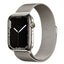 Apple Watch 7 41mm Zore Band-01 Metal Kordon Starlight
