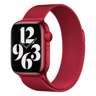 Apple Watch 7 41mm Zore Band-01 Metal Kordon Gri