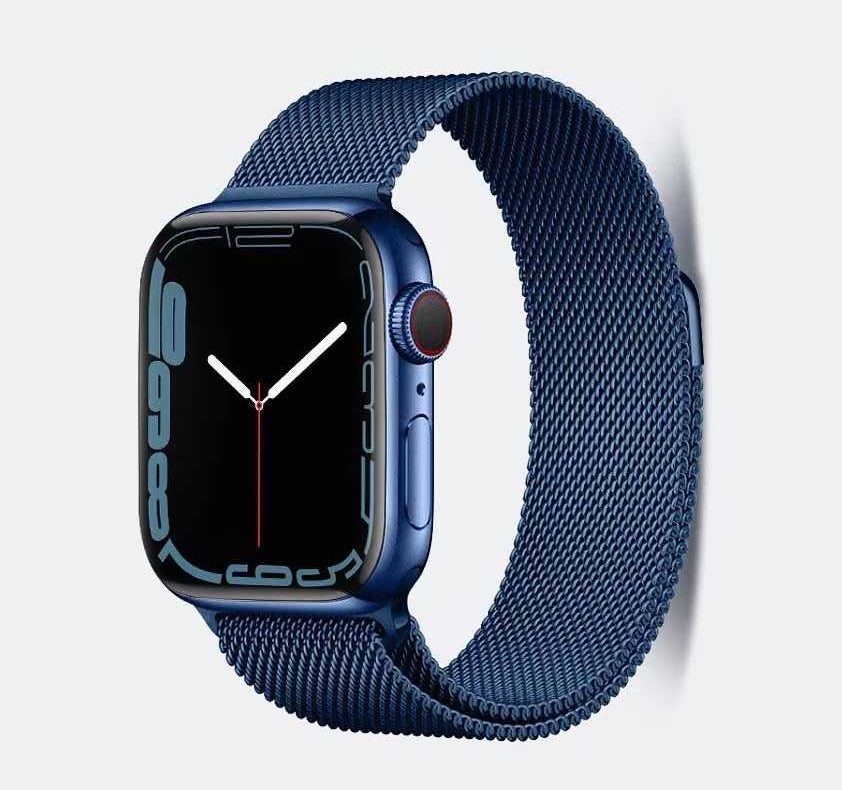 Apple Watch 7 41mm Zore KRD-01 Metal Kordon Mavi