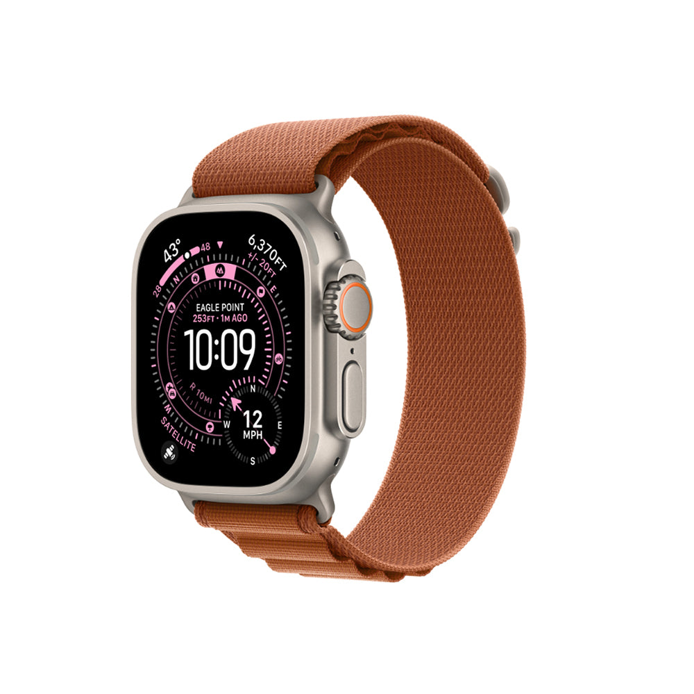 Apple Watch 7 41mm Zore KRD-74 Hasır Kordon Kahverengi