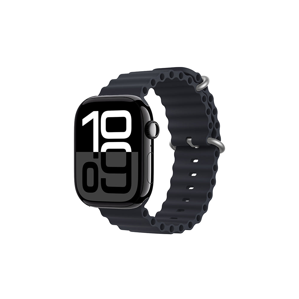 Apple Watch 7 41mm Zore KRD-75 Silikon Kordon Midnight