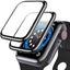 Apple Watch 7 41mm Zore PMMA Pet Saat Ekran Koruyucu Siyah