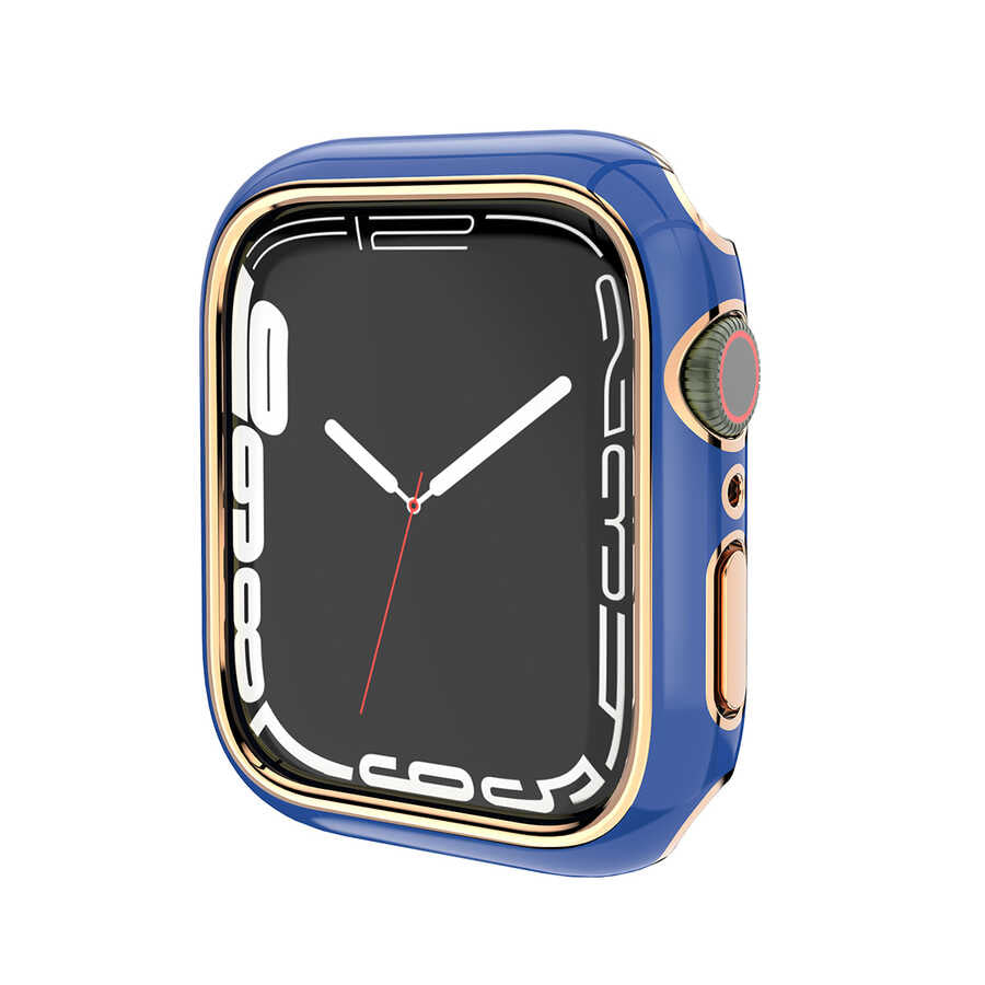 Apple Watch 7 41mm Zore Watch Gard 06 Sert PC Koruyucu Siyah