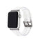 Apple Watch 7 45mm KRD-13 Şeffaf Silikon Kordon Renksiz