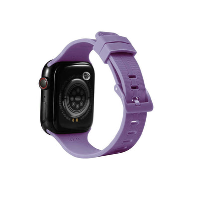 Apple Watch 7 45mm KRD-23 Silikon Kordon Lila