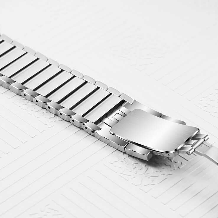 Apple Watch 7 45mm KRD-35 Metal Kordon Gümüş