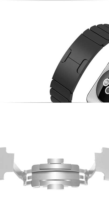 Apple Watch 7 45mm KRD-35 Metal Kordon Rose Gold